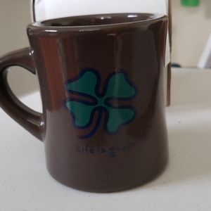Life is Good Clover Coffee Mug